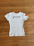Heart on my sleeve cheesecloth tee