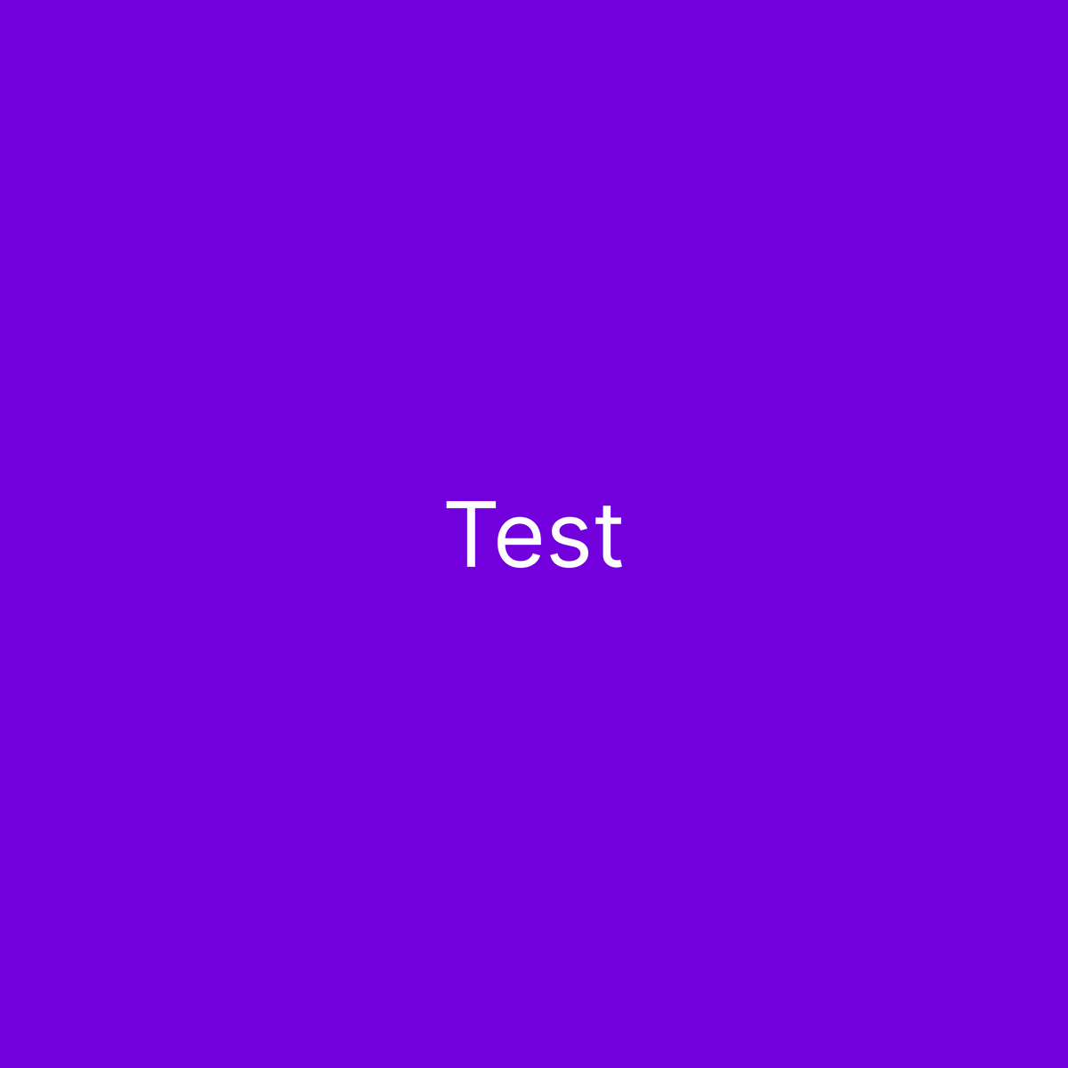 Test product